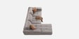 Riviera Premium Sectional Sofa In Light grey Color