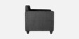 Riya Fabric 3 Seater Sofa In Mystic Black Colour