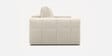 Riyab Velvet Convertible Sofa Cum Bed in Cream Color,