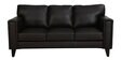 Tromaso Leatherette 3 Seater Sofa In Coffee Brown Colour