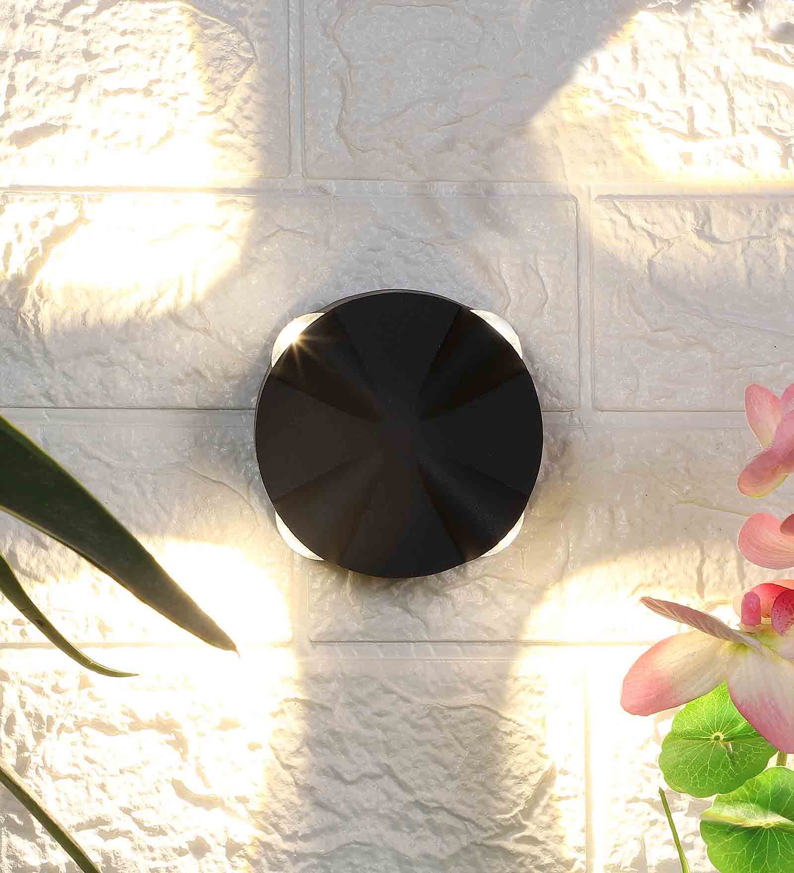 Desear  Grey Aluminium Outdoor Wall Light