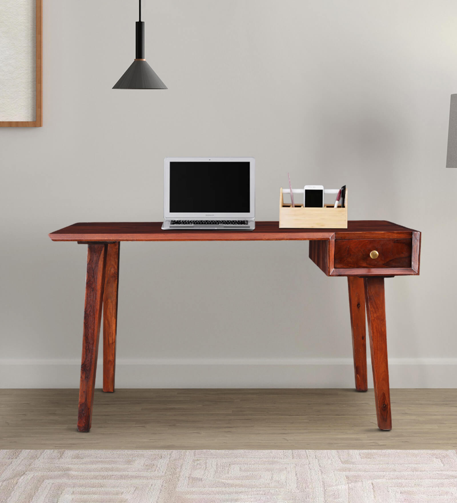Richmond Sheesham wood Study Table In Natural Colour