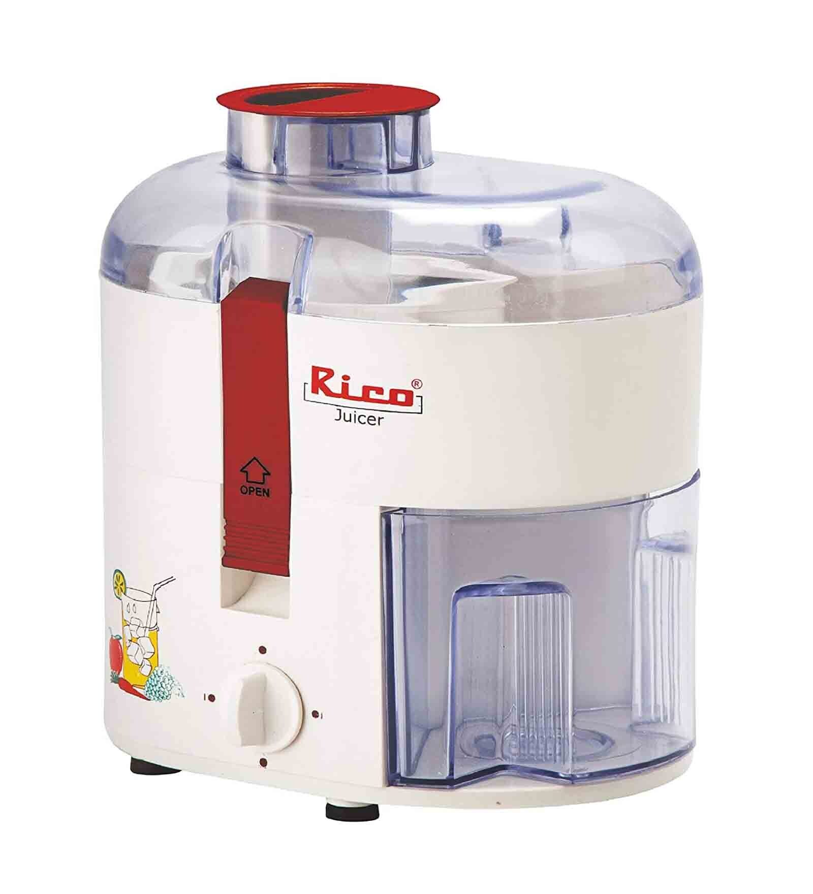 Buy Rico JE1401 Electric Juicer for Fruits and Vegetables, 350 Watt by