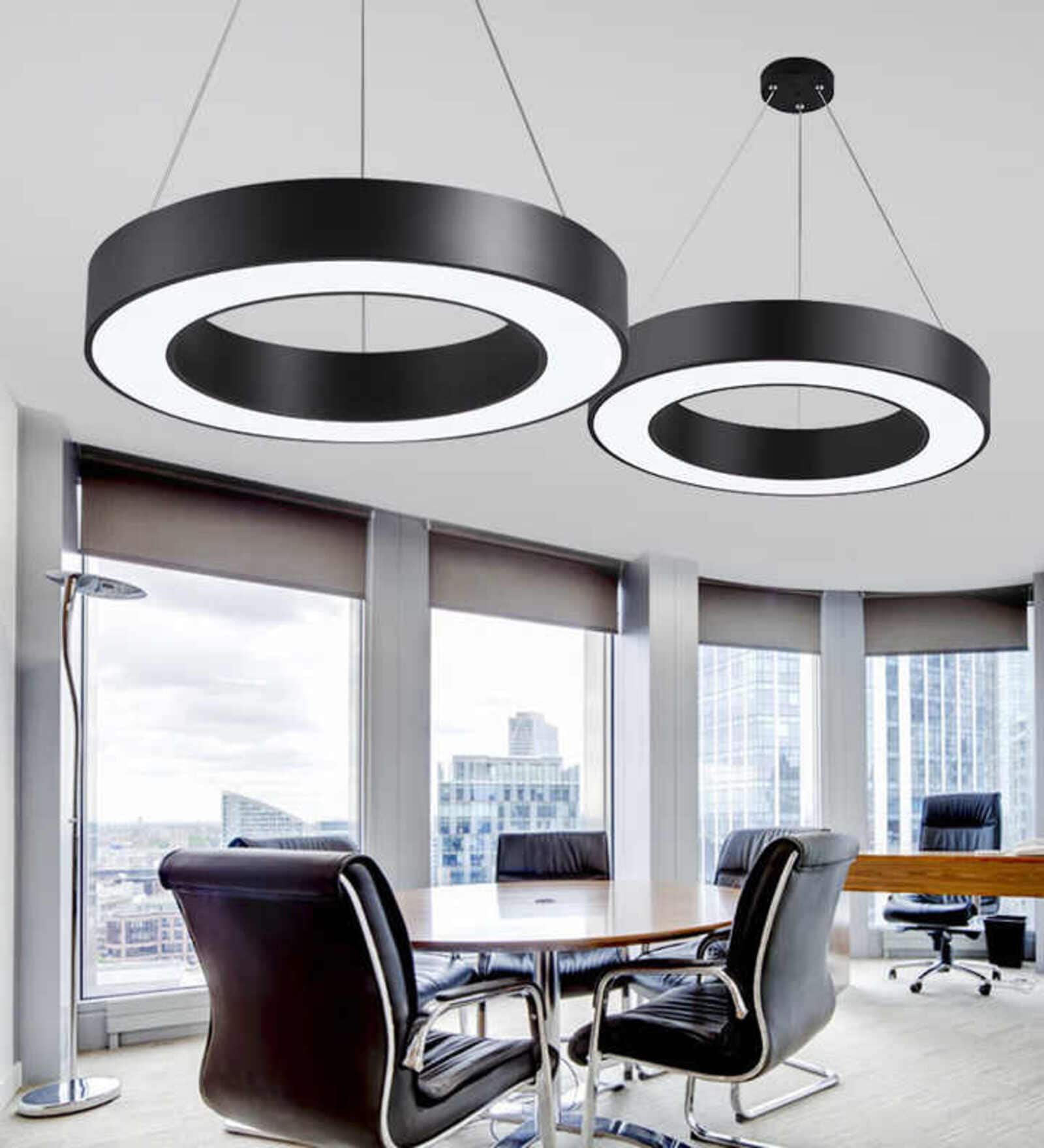 Ring 48W LED Ceiling Light Office & Gym Lighting 3 Color Modes