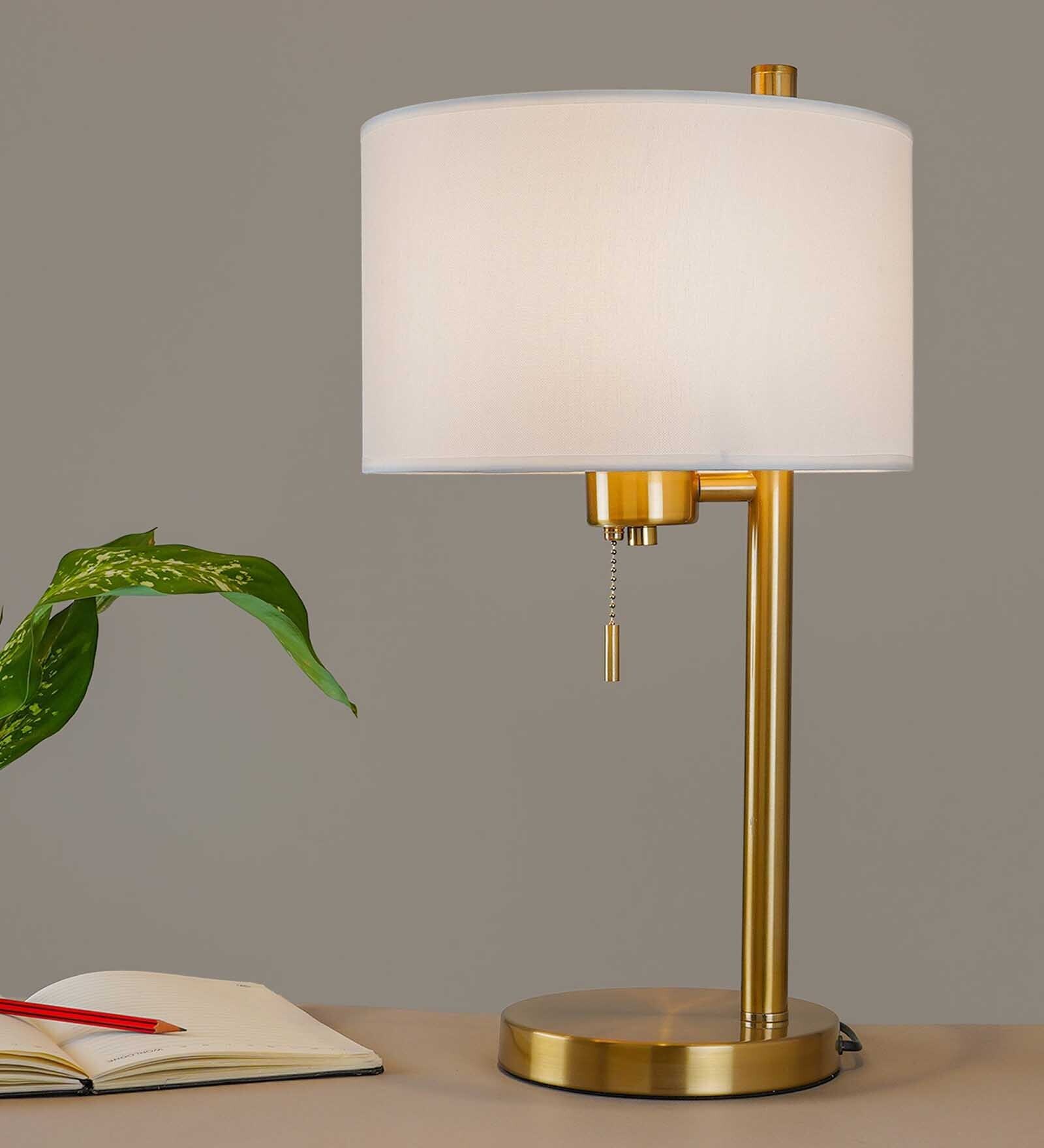 Buy Ripple Brass Metal Table Lamp By Kapoor LampShades at 33 OFF by