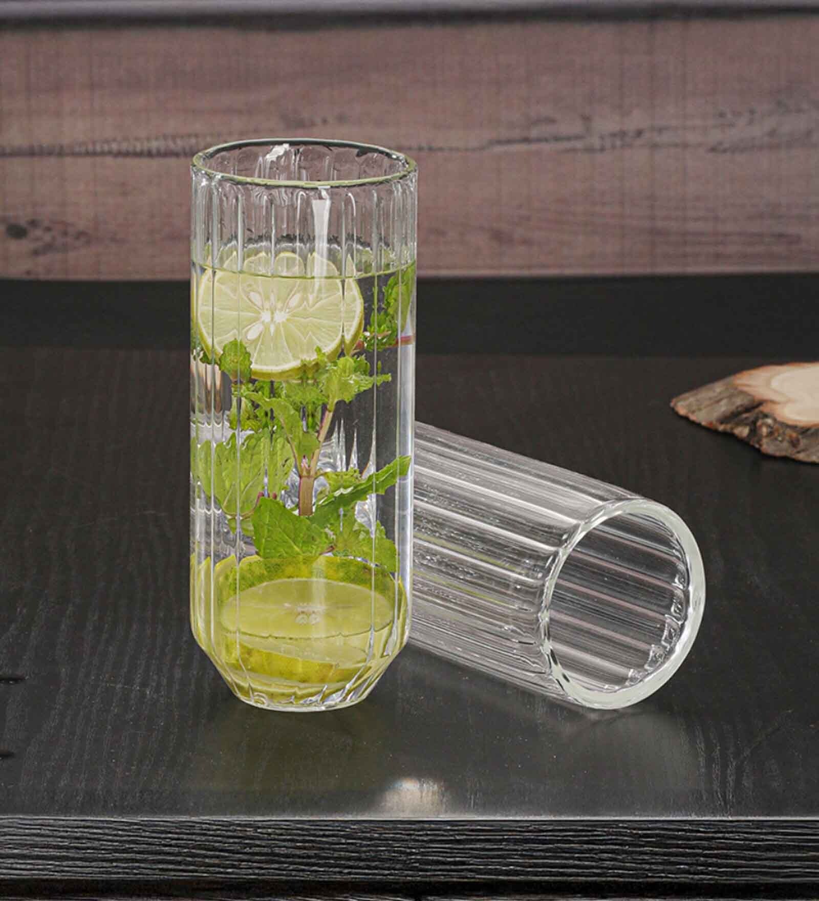 Ripple Wave Highball Glass (Pack Of 2)
