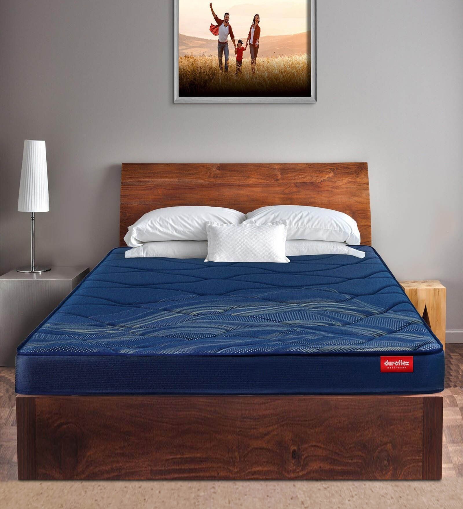 Rise 8 Inch Queen Size Bonnell Spring & PU Foam Mattress