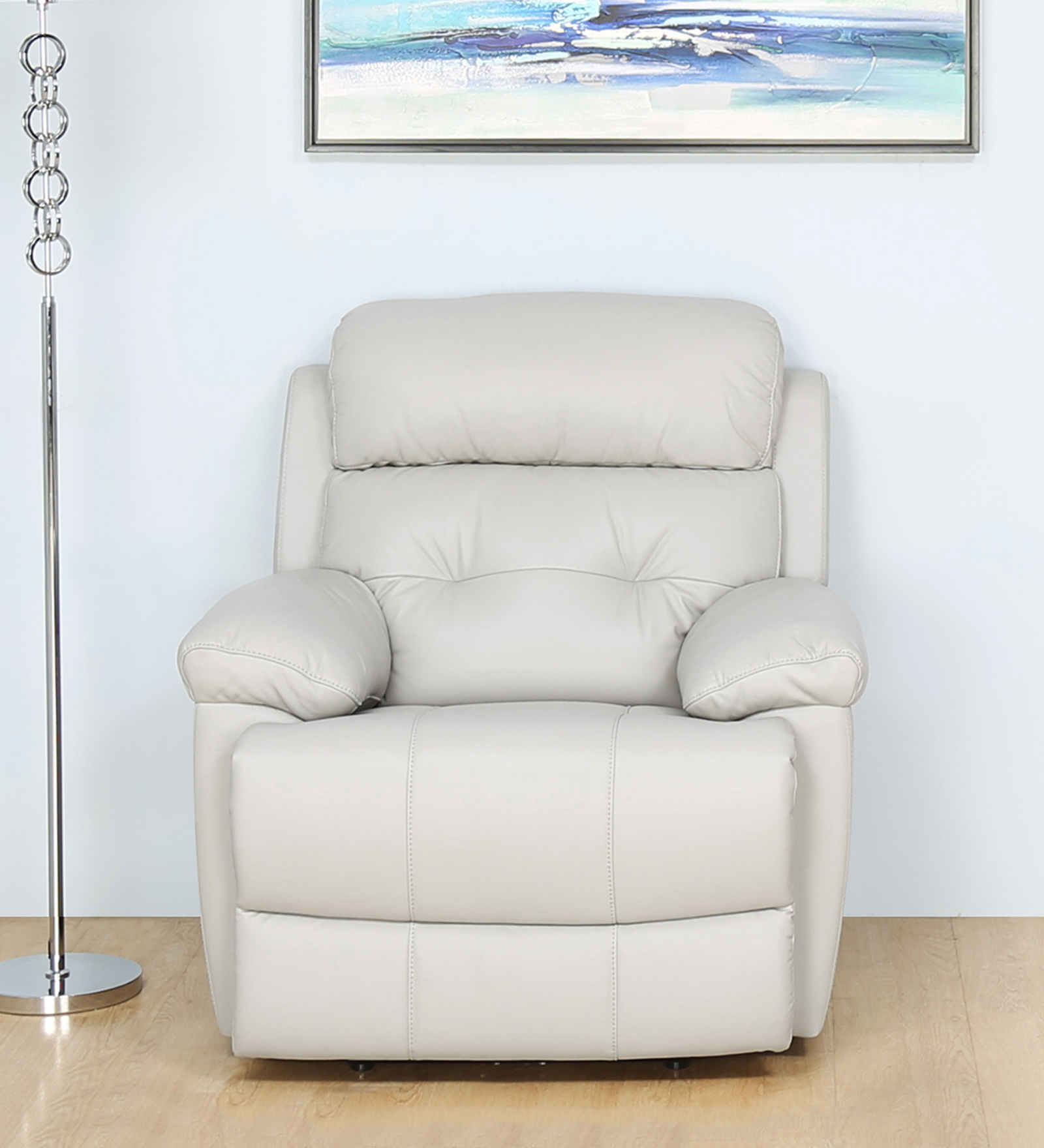 Rivers 1 Seater Recliner in Grey Colour