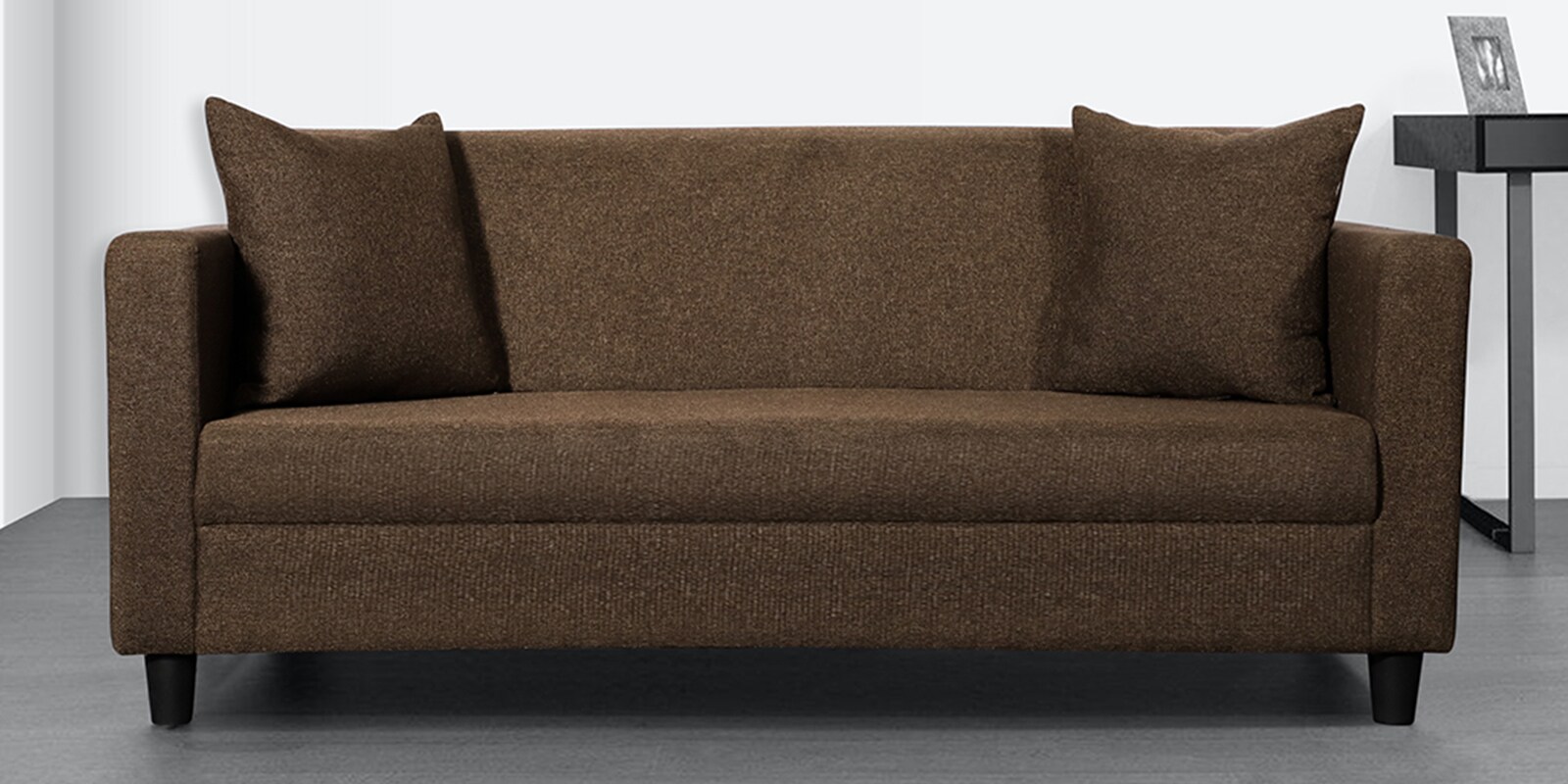 Rion 3 Seater Sofa in Brown Colour