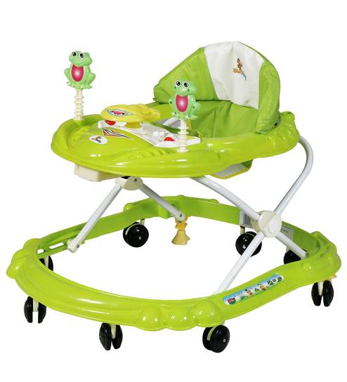 green baby walker