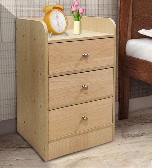 Rio Bedside Table in Intel Beige Colour