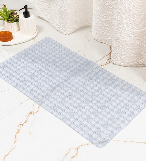 Ripple Transparent Anti-Slip Shower Mat 38 X 68 cm