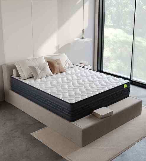 Riserox 12 Inch Pocketed Spring Single Mattress with Zero Partner Disturbance