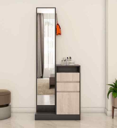 Riva Dressing Table In Wenge & Sonoma Oak Finish