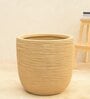 Rib Sand Stone Plastic Planter