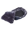 Rib-Stock Large Pet Bed Oval Shaped in Navy Blue Colour