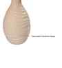 Ribbed Ceramic Table Lamp-Beige