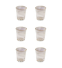 Ribbed 250ml (Set of 6) Cocktail Glass