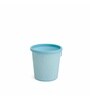 Blue Ribbed Plastic Dustbin