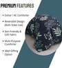Rich Black Ultrasonic Premium 120 GSM Reversible Ac Single Bed Comforter