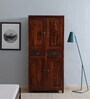 Richmond Sheesham Wood 2 Door Wardrobe In Honey Oak Finish With Drawer