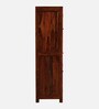 Richmond Sheesham Wood 2 Door Wardrobe In Honey Oak Finish With Drawer
