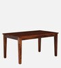 Richmond Sheesham Wood 6 Seater Dining Set In Honey Oak Finish