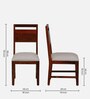 Richmond Sheesham Wood 6 Seater Dining Set In Honey Oak Finish