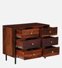 Richmond Sheesham Wood Chest Of Drawers In Honey Oak Finish