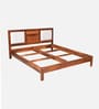 Richmond Sheesham Wood King Size Bed In Honey Oak Finish