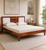 Richmond Sheesham Wood King Size Bed In Honey Oak Finish