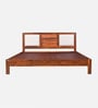 Richmond Sheesham Wood King Size Bed In Honey Oak Finish