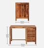 Richmond Writing Table In Natural Teak Finish
