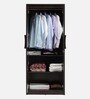 Rick 2 Door Wardrobe In Brown Finish
