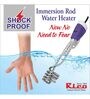 Rico 1000 Watts Shock Proof Metal Water Heater Immersion Rod in Silver Colour