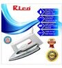 Rico 1000W Electric  Aluminium Non Stick Coating Dry Iron in White Colour