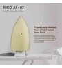 Rico 1000W Electric  Aluminium Non Stick Coating Dry Iron in White Colour