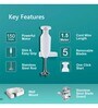 Rico 150 Watt Hand Blender with  Low Noise and Quick Blend Japanese Technology