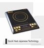 Rico 2000 Watt Induction Cooktop with Aluminium Quick Heat Technology in Black Colour