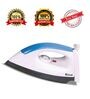 Rico 750W Copper Light Dry Irons Box for Press Clothes Electric Coating in White Colour