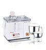 Rico JMG708 Juicer Mixer Grinder with Unbreakable Body,550 Watt In White Colour