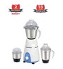 Rico MG123 Mixer Grinder with 100% Copper Motore and 3 Unbreakable , 550 Watt in White Colour