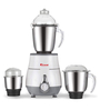 Rico MG1810 Mixer Grinder 750 Watts, 100% Copper Motor with 3 Unbreakable Jar (White)