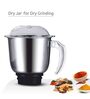 Rico MG1810 Mixer Grinder 750 Watts, 100% Copper Motor with 3 Unbreakable Jar (White)