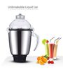 Rico MG1810 Mixer Grinder 750 Watts, 100% Copper Motor with 3 Unbreakable Jar (White)