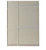 Rico Three Door Marine Plywood Wardrobe in Pure Oak with Ivory Internal Finish
