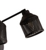 Riddle Black Wall Lamp Double Arm