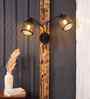 Riddle Black Wall Lamp Double Arm