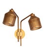 Riddle Gold Wall Lamp Double Arm