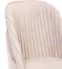 Ridgemont Dining Chair in Suede Beige Fabric